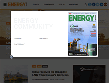 Tablet Screenshot of energydigital.com